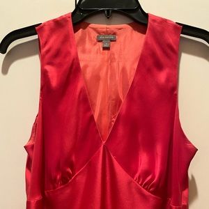 Satin cocktail dress